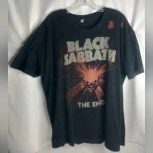 *OZZY Black Sabbath The End Tour Black T-shirt Size XXL